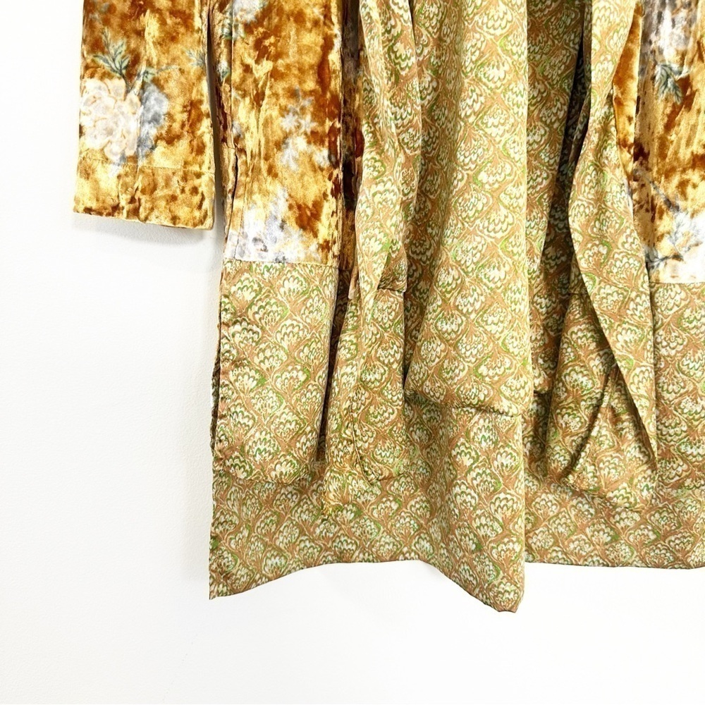 Urban Outfitters Out From Under Crushed Velvet Open Front Kimono Womens XS Small - Picture 3 of 7